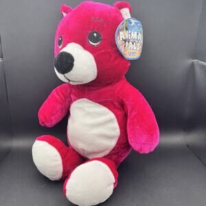 NWT Kelly toys 2012 Plush Teddy Bear Fuchsia 16 Inches
